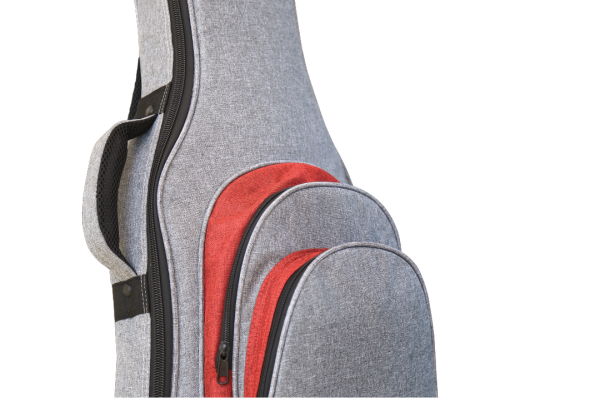 NEONO NOVA ELECTRIC GUITAR PREMIUM GIG BAG - RED/GRAY